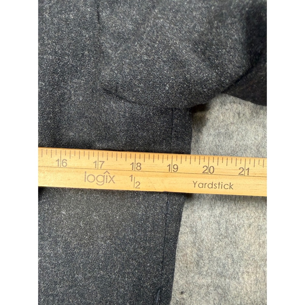 Pendleton Blazer Women 10 Gray Virgin Wool Classic Professional Chic Jacket 100% - Picture 5 of 6